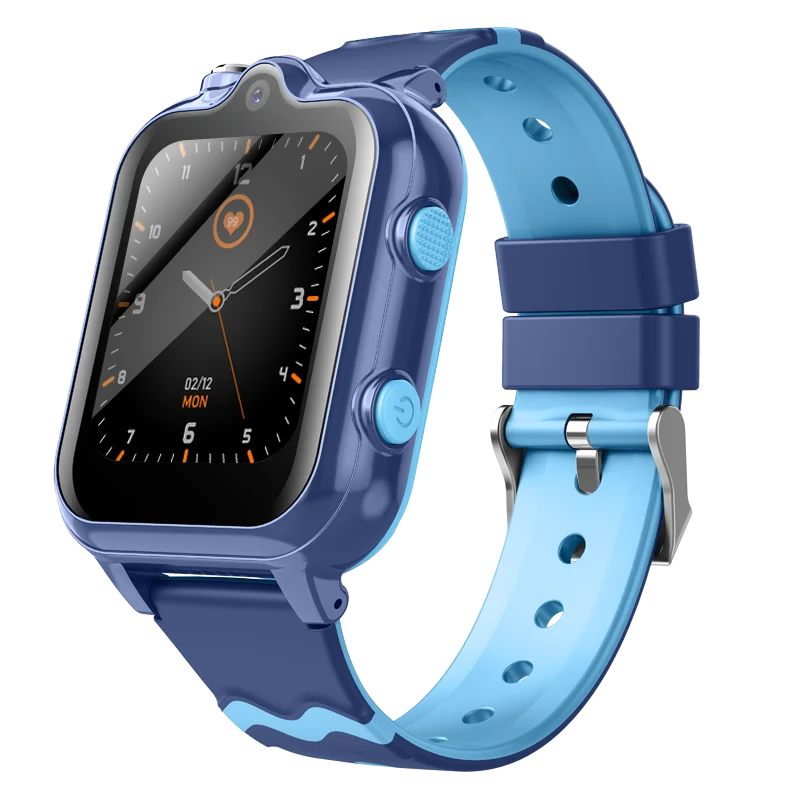 2025 New Smart Watches 4G Kids GPS AGPS LBS SOS Music Playback Dual Camera Smartwatch Waterproof 900mAh Boy Girl Children Gift WSJIT