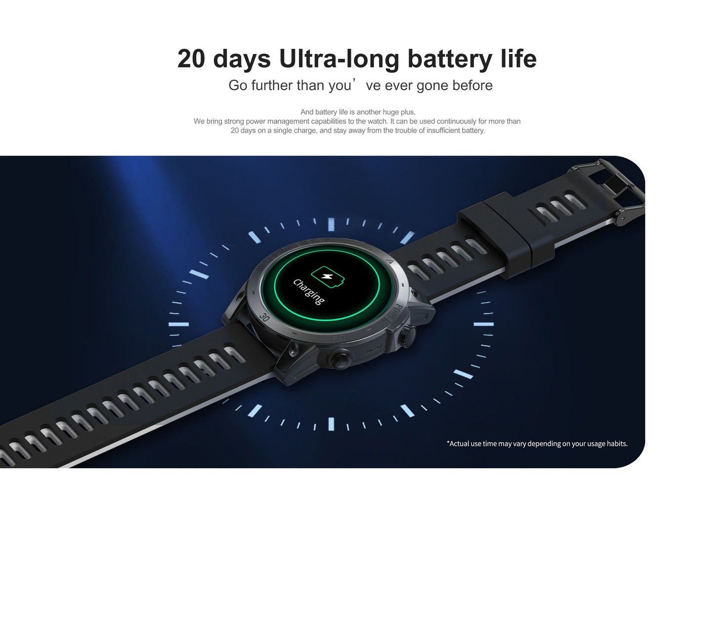 GPS Outdoor Sports Watch 143 Inches WSJIT