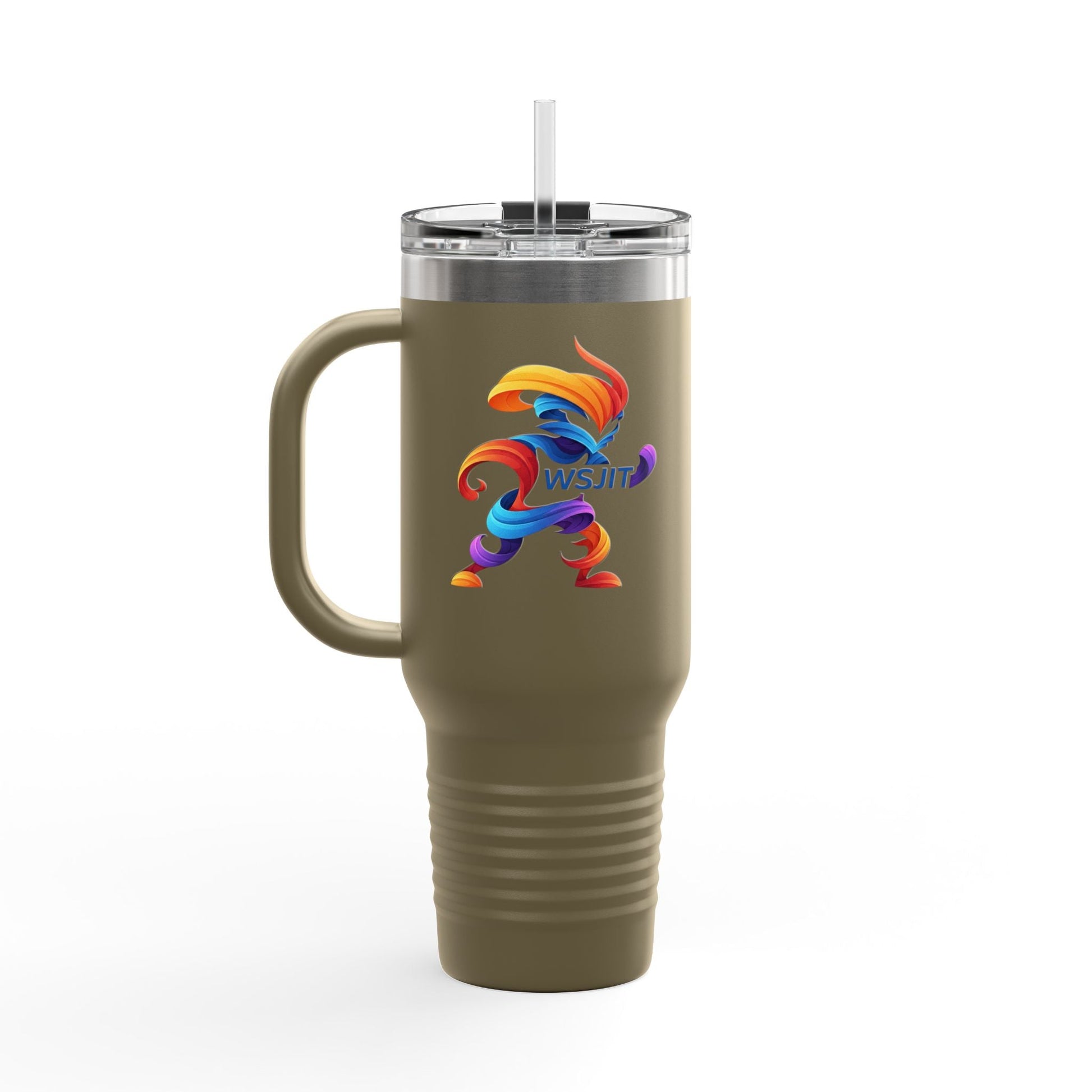 Colorful Insulated Travel Mug - Perfect for On-the-Go, 40oz, Unique Design, Ideal for Gifts and Everyday Use, Fun and Functional Drinkware Printify