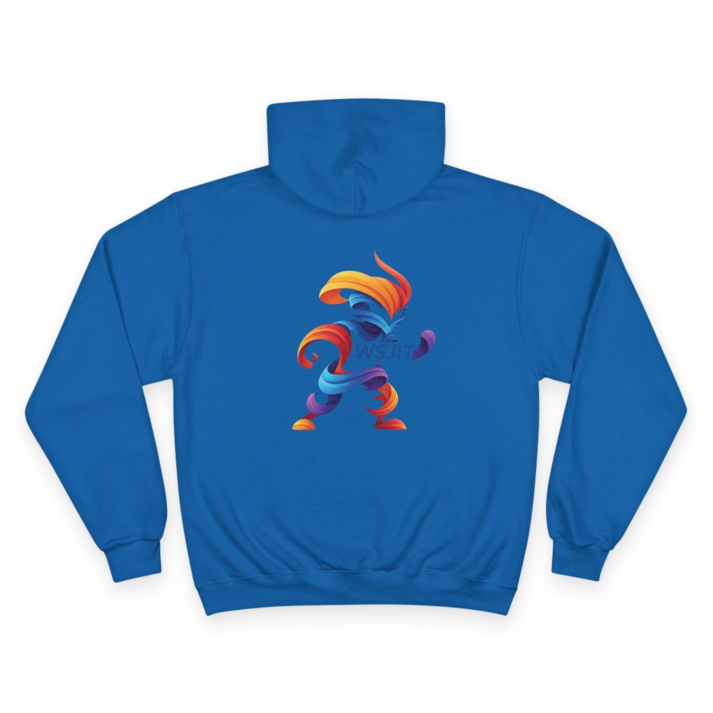 Vibrant Art Champion Hoodie, Colorful Pullover, Unisex Streetwear, Gift for Artists, Casual Sweatshirt, Graphic Clothing Printify