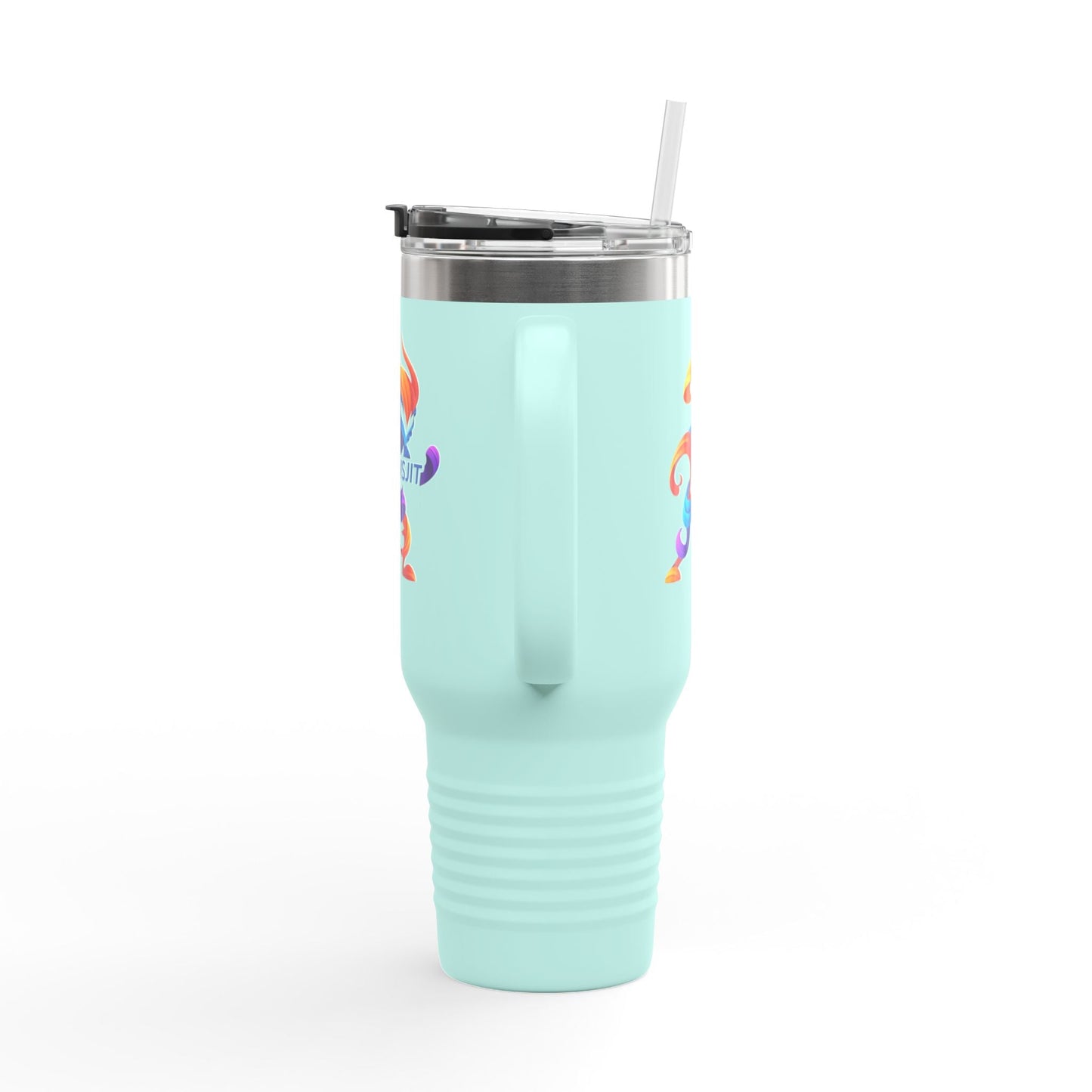 Colorful Insulated Travel Mug - Perfect for On-the-Go, 40oz, Unique Design, Ideal for Gifts and Everyday Use, Fun and Functional Drinkware Printify