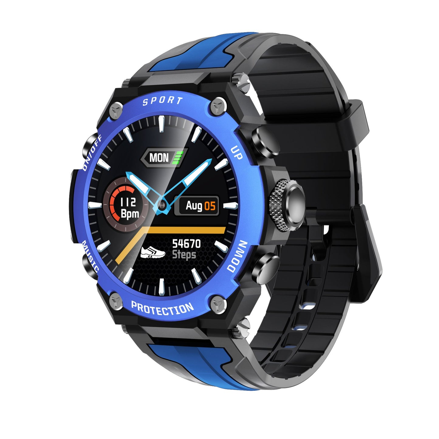 DK10 Bluetooth Music SmartWatch Heart Rate Fitness Sports WSJIT