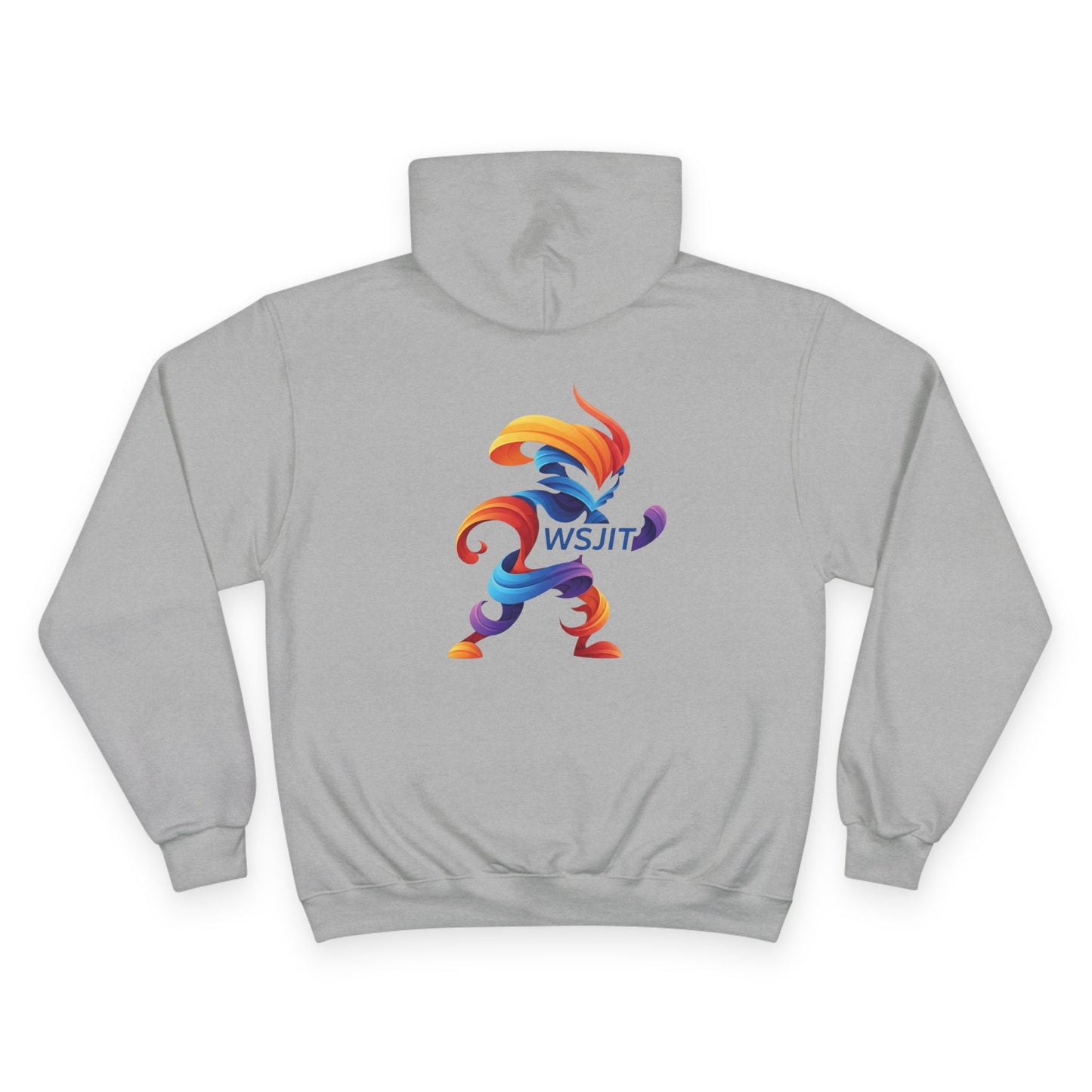 Vibrant Art Champion Hoodie, Colorful Pullover, Unisex Streetwear, Gift for Artists, Casual Sweatshirt, Graphic Clothing Printify