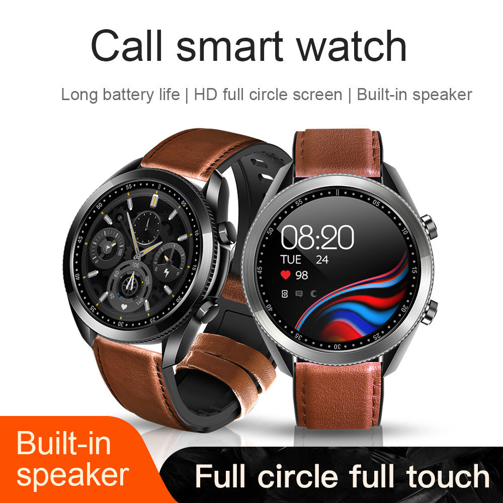 UM90 Smart Call Watch Sports Pedometer Heart Rate Metal Large Screen Bluetooth Watch CJ Dropshipping