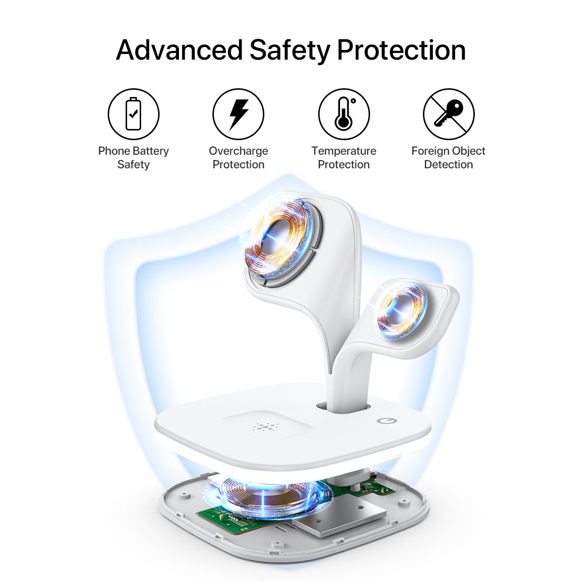 5-in-1 Magnetic Real Wireless Desktop Fast Charging Station For Multiple Devices CJ Dropshipping