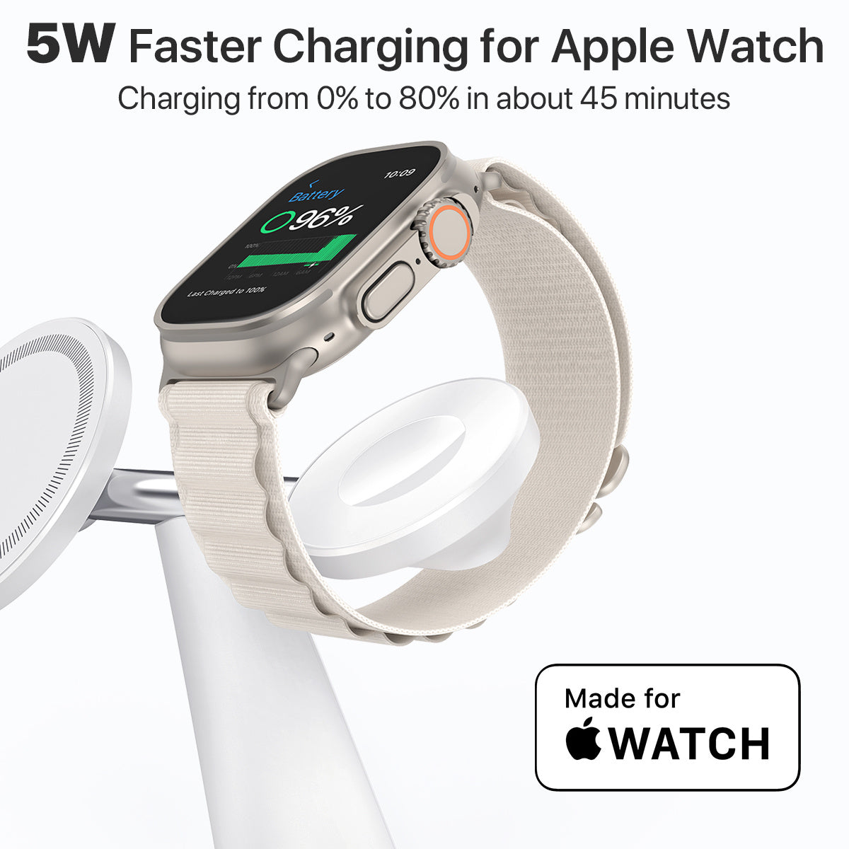 3 In 1 Wireless MagSafe Charging Station For Multiple Devices 30W Adapter Included CJ Dropshipping