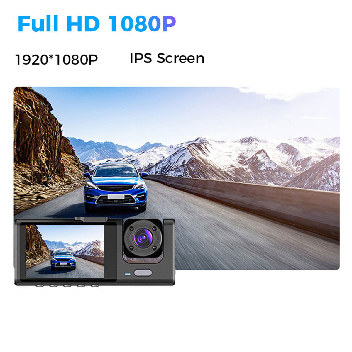 1080P Dual Lens Car Dash Cam Recorder G Sensor DVR Front And Rear Camera Video CJ Dropshipping