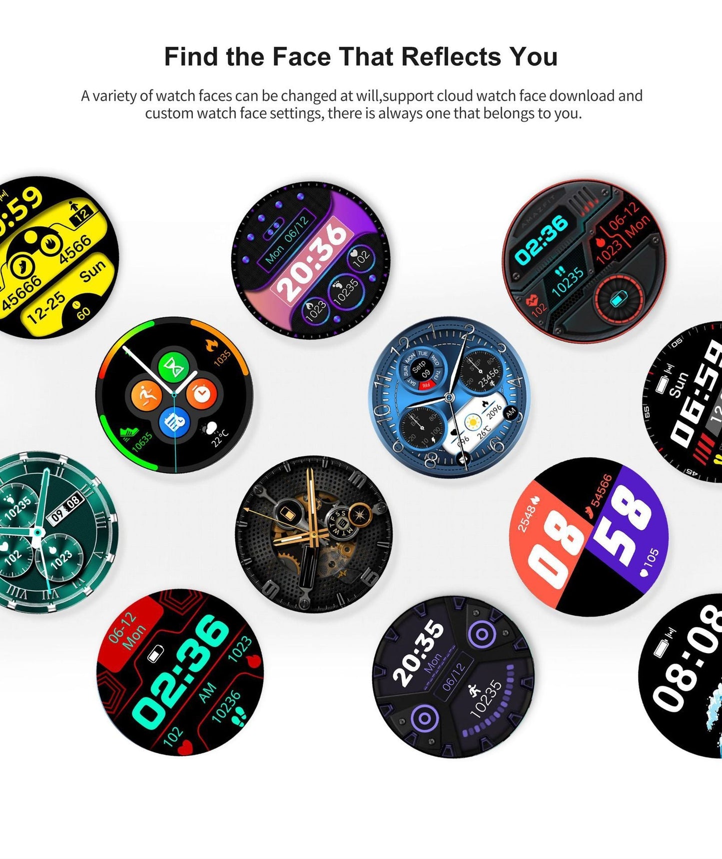 GPS Outdoor Sports Watch 143 Inches WSJIT