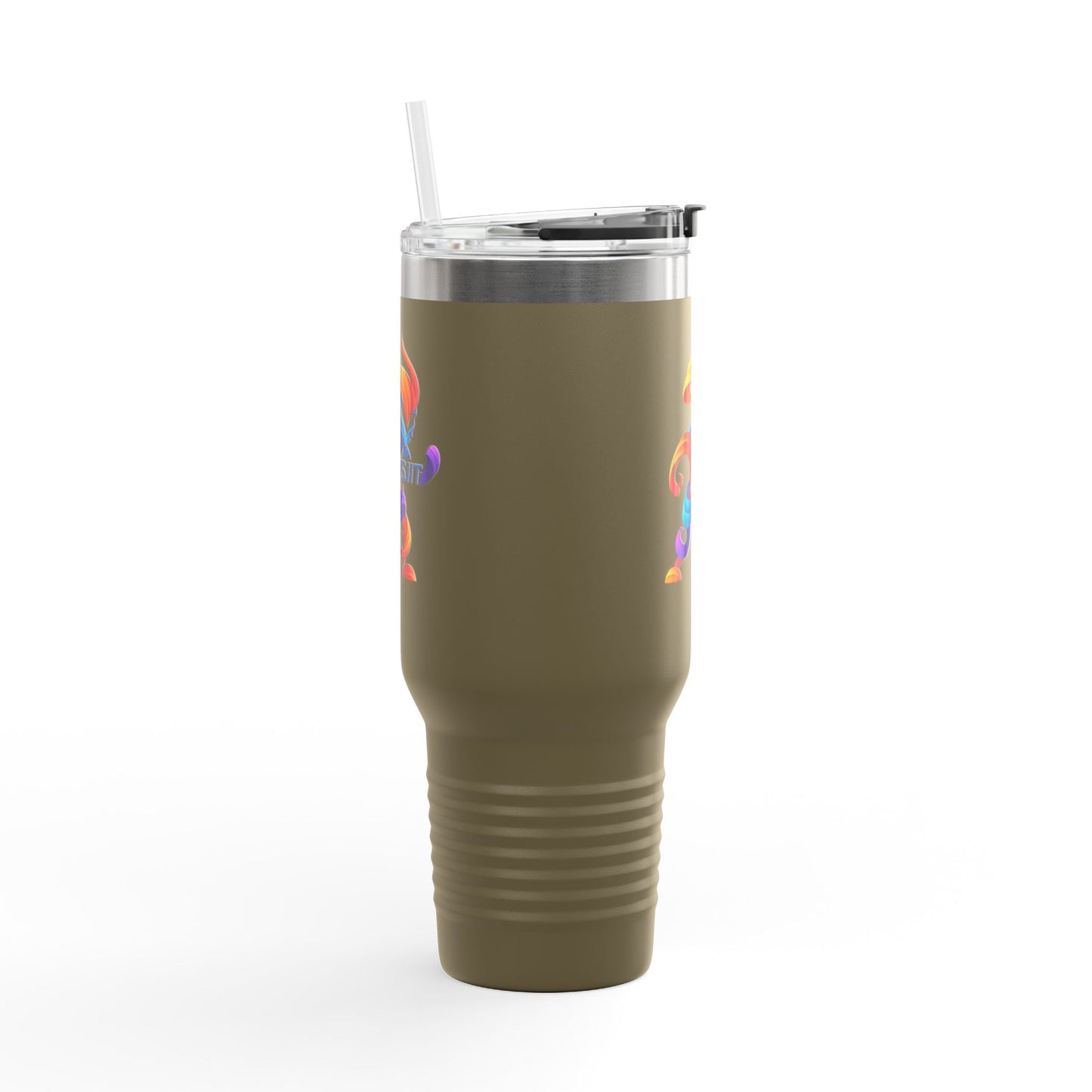 Colorful Insulated Travel Mug - Perfect for On-the-Go, 40oz, Unique Design, Ideal for Gifts and Everyday Use, Fun and Functional Drinkware Printify