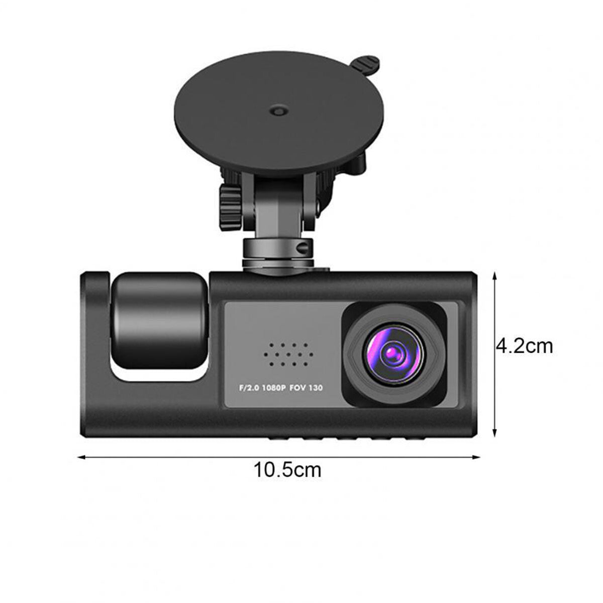 1080P Dual Lens Car Dash Cam Recorder G Sensor DVR Front And Rear Camera Video CJ Dropshipping