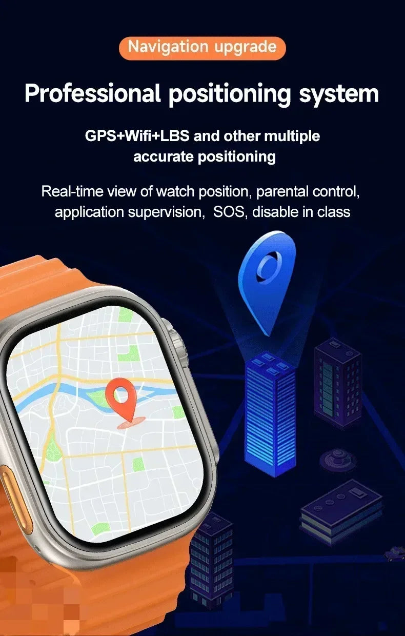 The 2025 s13 Smart Watch combines Android S10 OS 4G All Network strength SIM Card flexibility and accurate GPS Map WSJIT