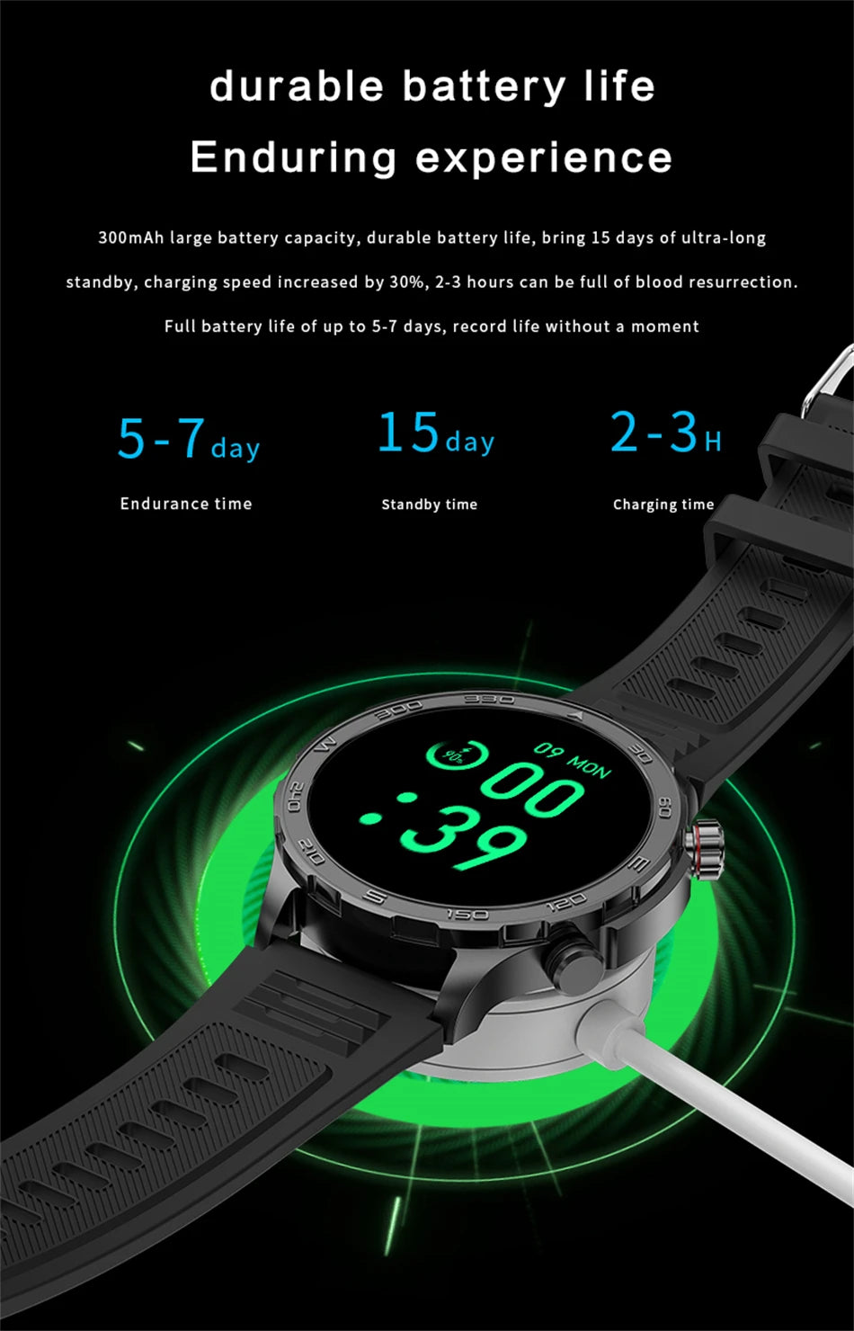 2025 New Bluetooth Call Smart Watch Men For Huawei AMOLED HD Large Screen Heart Rate NFC IP68 Waterproof GPS Sports Smart Watch WSJIT