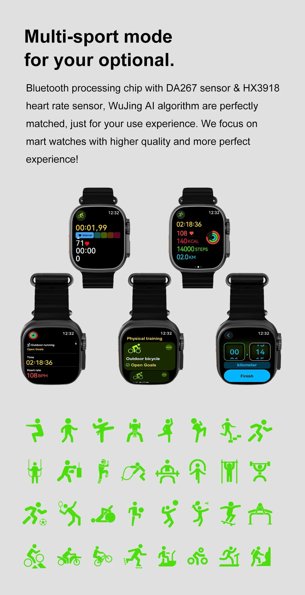 IOS DT Watch Ultra 3 32G RAM Watch GPS Map Video Call NFC Compass AI Dial Sport Fitness tracker Smart bracelet Official Original WSJIT