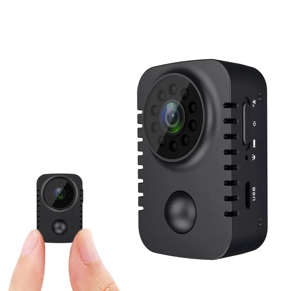 Mini Camera 1080P Full HD Smart WiFi Pocket Camcorder Black-0