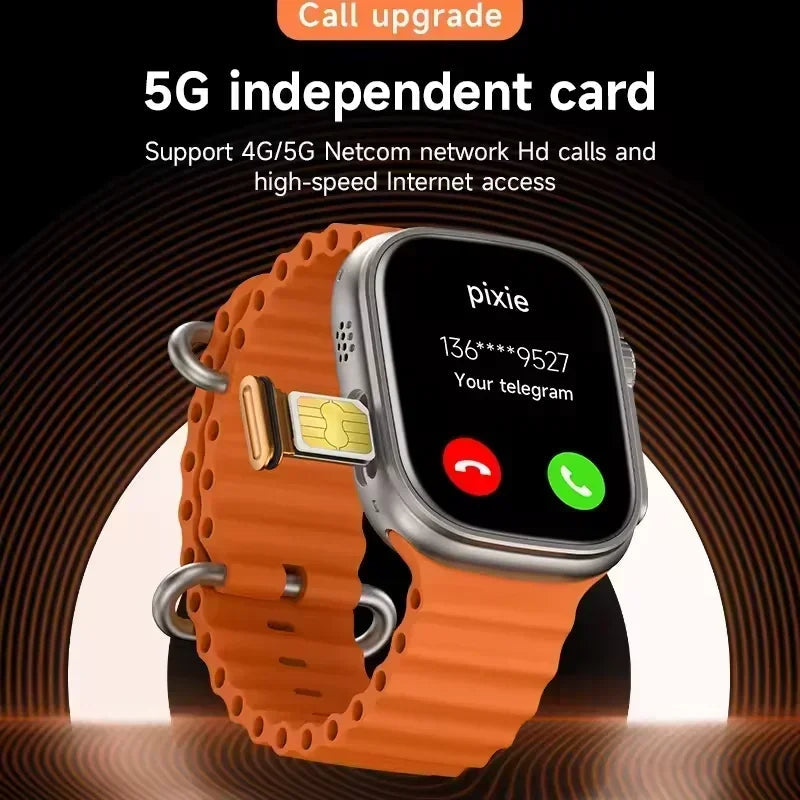 The 2025 s13 Smart Watch combines Android S10 OS 4G All Network strength SIM Card flexibility and accurate GPS Map WSJIT