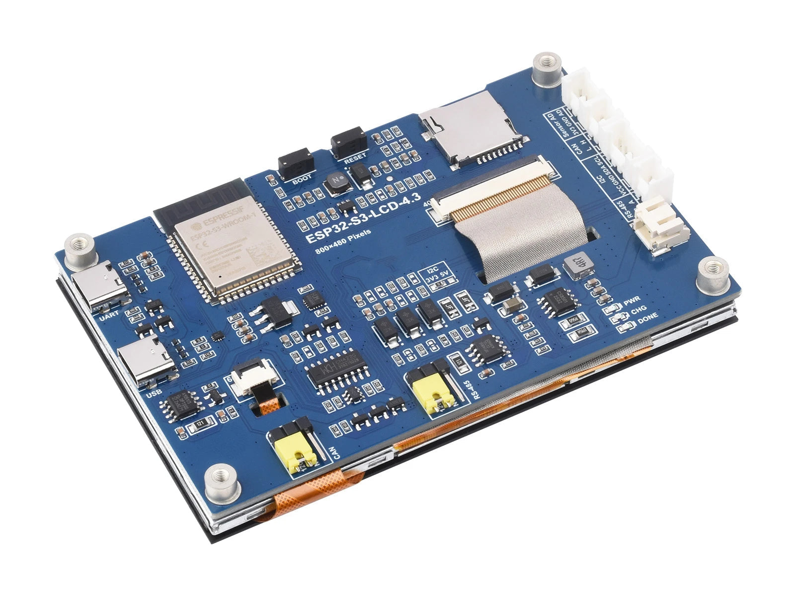 ESP32-S3 4.3-Inch Capacitive Touch Screen Development Board Dual-Core Processor 240MHz Support WiFi Bluetooth On-Board Antenna WSJIT