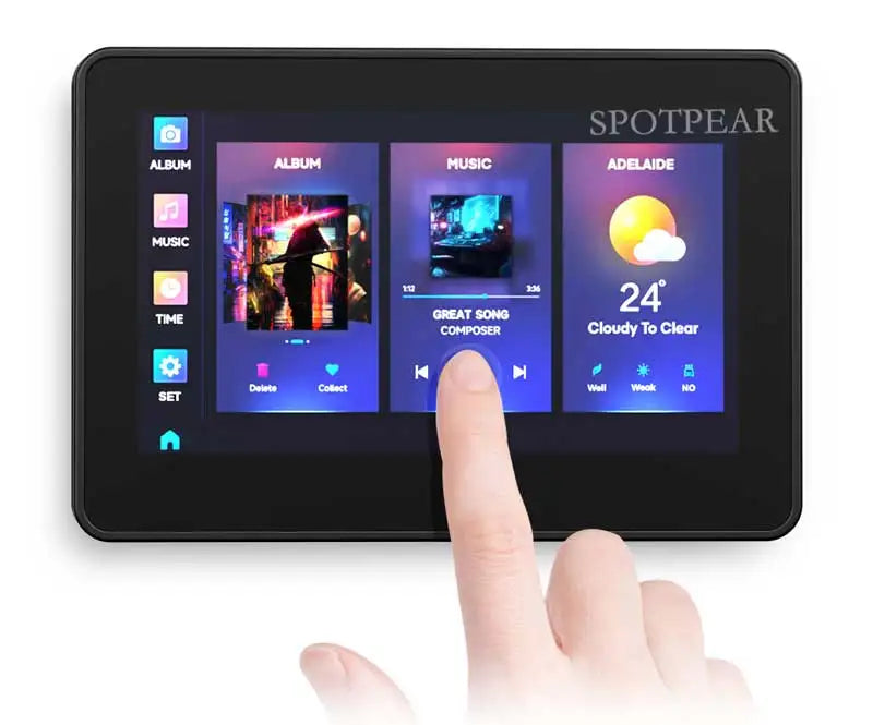 ESP32 S3 4.3inch LCD (B) 800x480 Captive TouchScreen Display Board LVGL with Sensor CAN I2C RS485 WSJIT