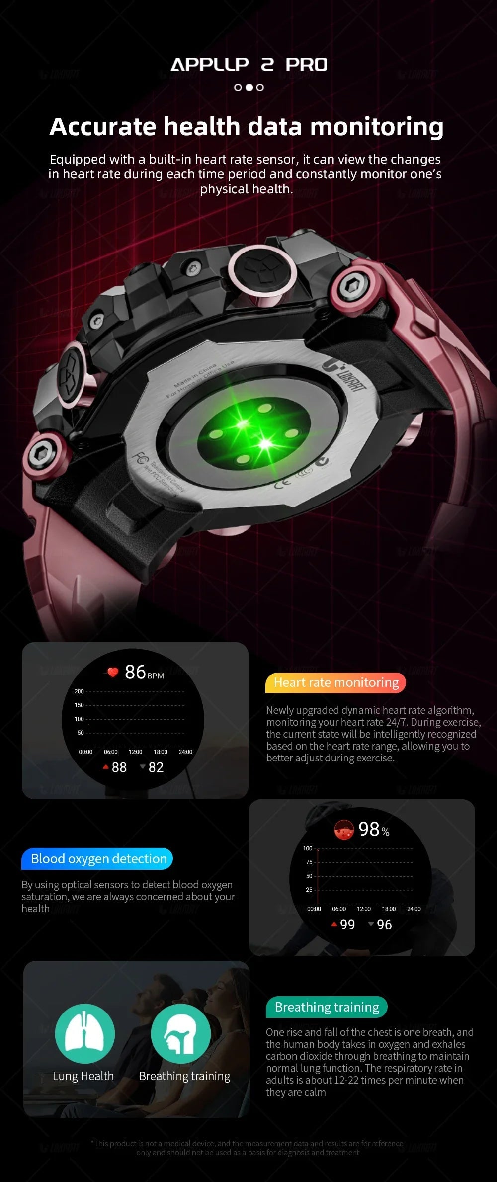 2025 New LOKMAT Sport 4G Android Smartwatches, SIM Card 4GB+64GB HD Dual Camera Video Call GPS NFC Wifi Fitness Phone Watch WSJIT