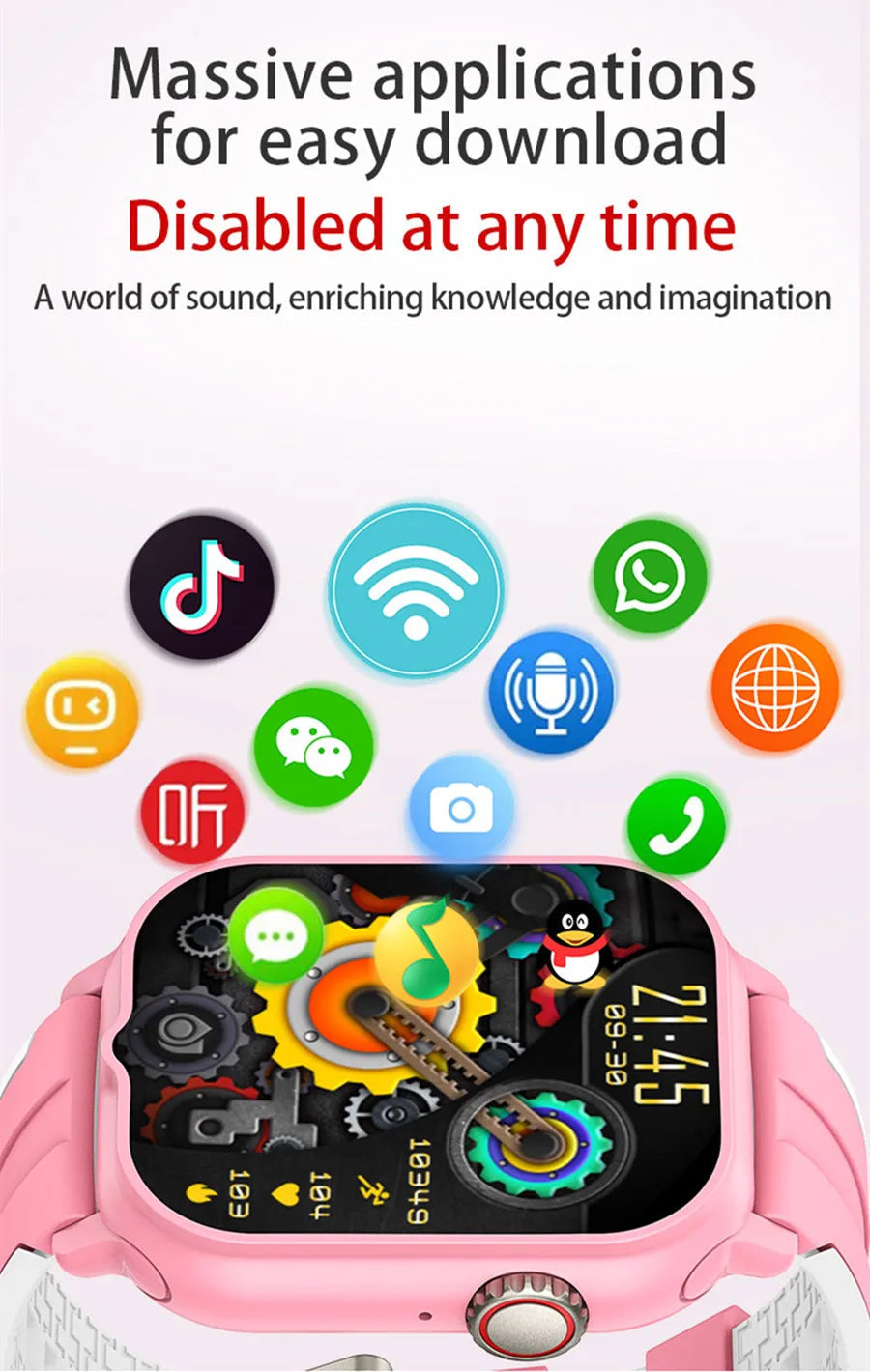 2025 New Smart Watch Android 9.0 Children Phone Watch Sim Card 2+32gb Video Call Wifi Internet GPS Location Tracker Boy Girl SOS WSJIT