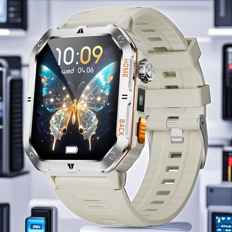 2025 New Smart Watch Men 1000mAh Ultra Large Battery 3ATM Professional Waterproof 2.01" HD Display Outdoor Sports Smartwatch Men WSJIT