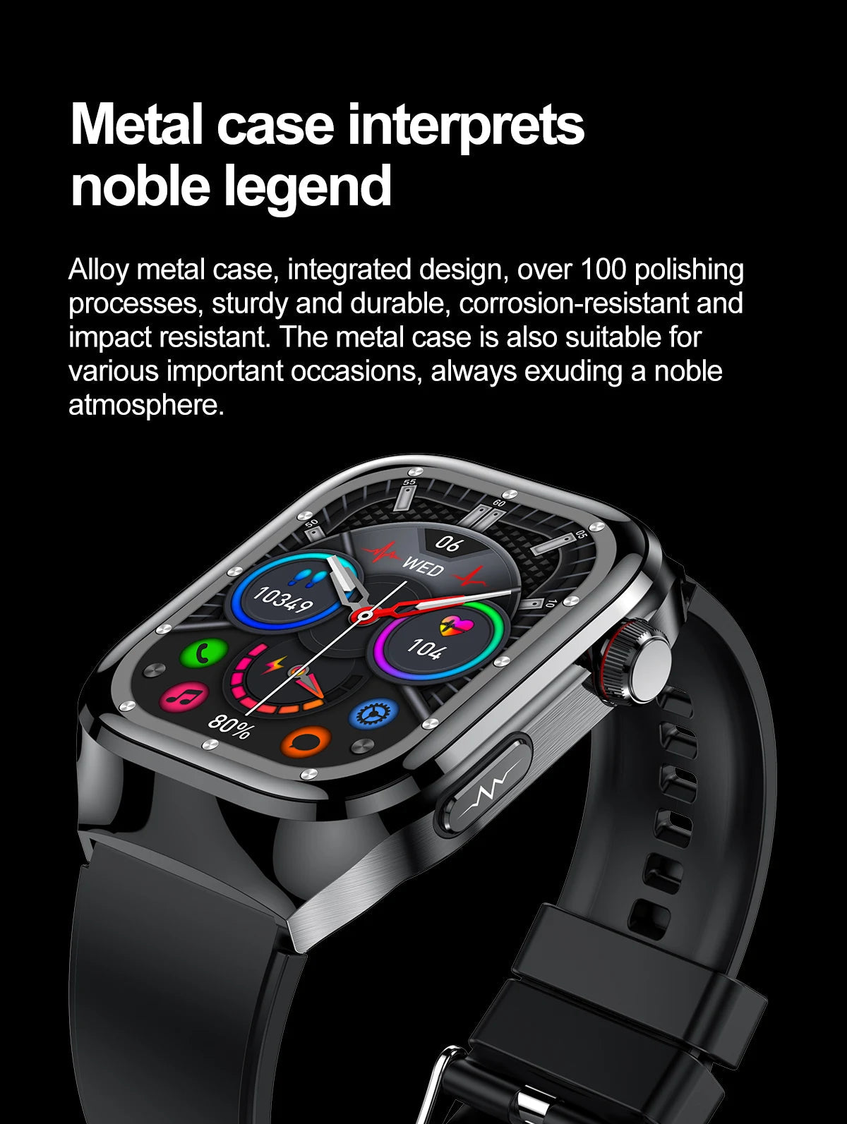 2025New Micro Physical Examination Smart Watch For Men Uric Acid Body Fat Five Organ Health Watches Bluetooth Call SmartBracelet WSJIT