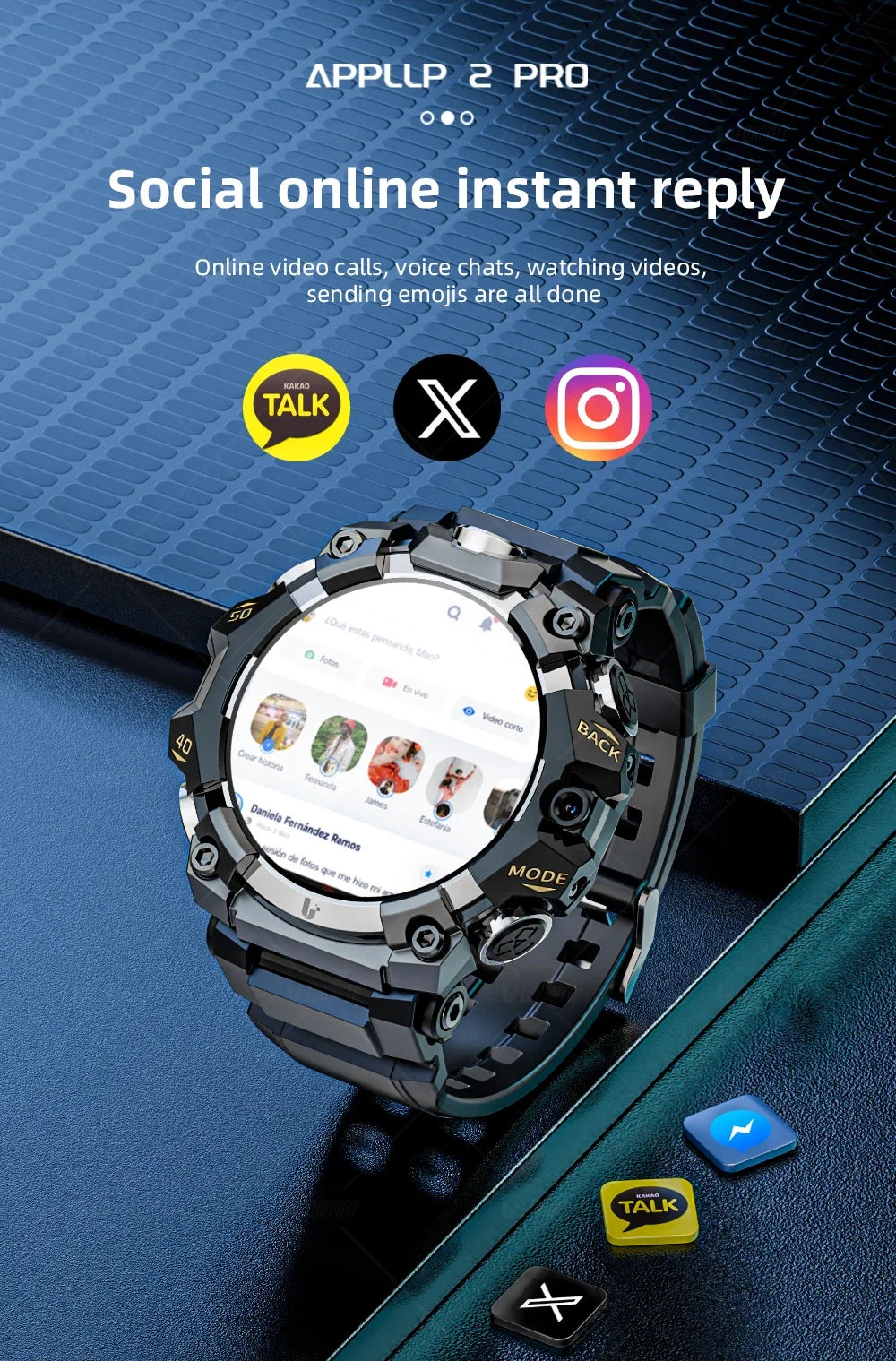 2025 New LOKMAT Sport 4G Android Smartwatches, SIM Card 4GB+64GB HD Dual Camera Video Call GPS NFC Wifi Fitness Phone Watch WSJIT