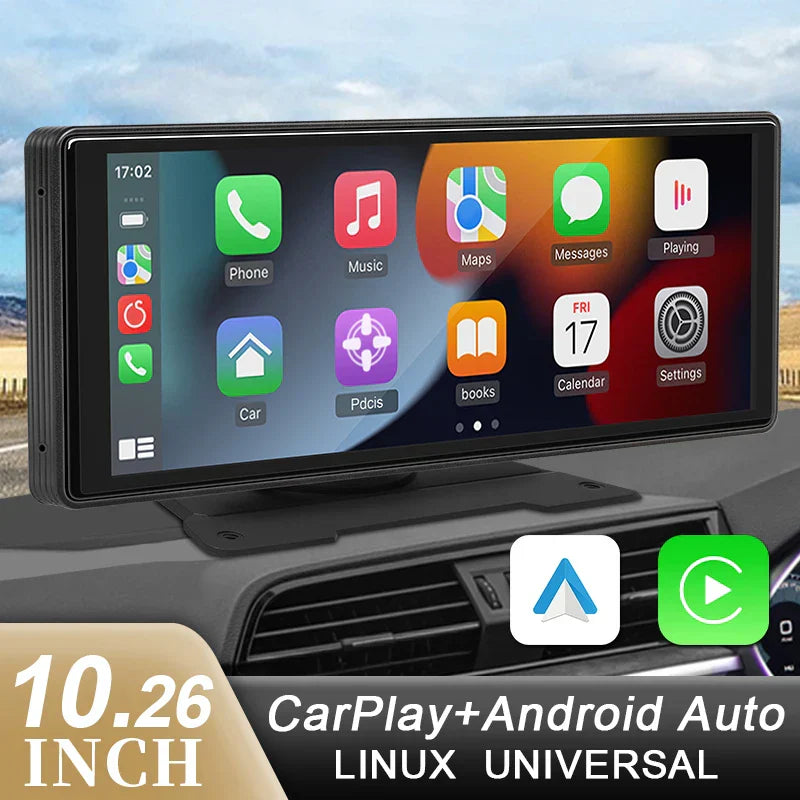 Universal Wireless Carplay Android Auto Car Screen-1