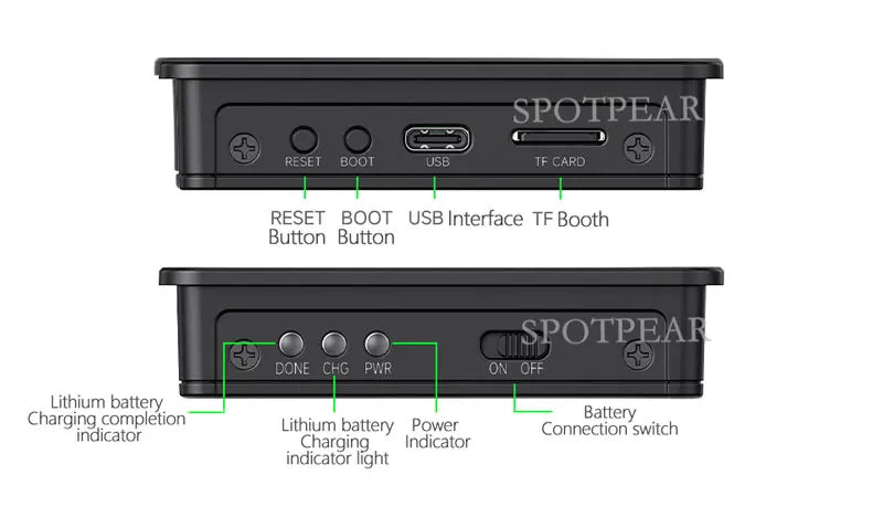 ESP32 S3 4.3inch LCD (B) 800x480 Captive TouchScreen Display Board LVGL with Sensor CAN I2C RS485 WSJIT