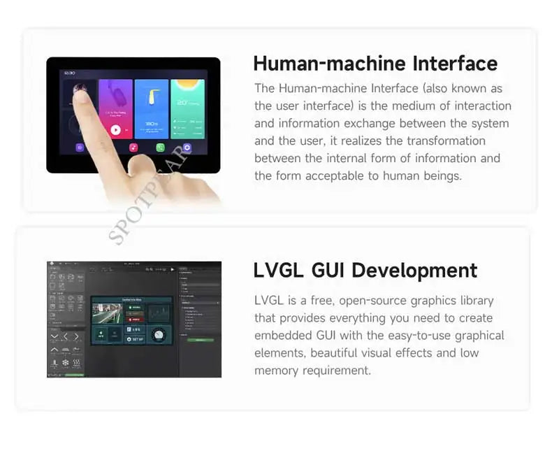 ESP32 S3 4.3inch LCD (B) 800x480 Captive TouchScreen Display Board LVGL with Sensor CAN I2C RS485 WSJIT