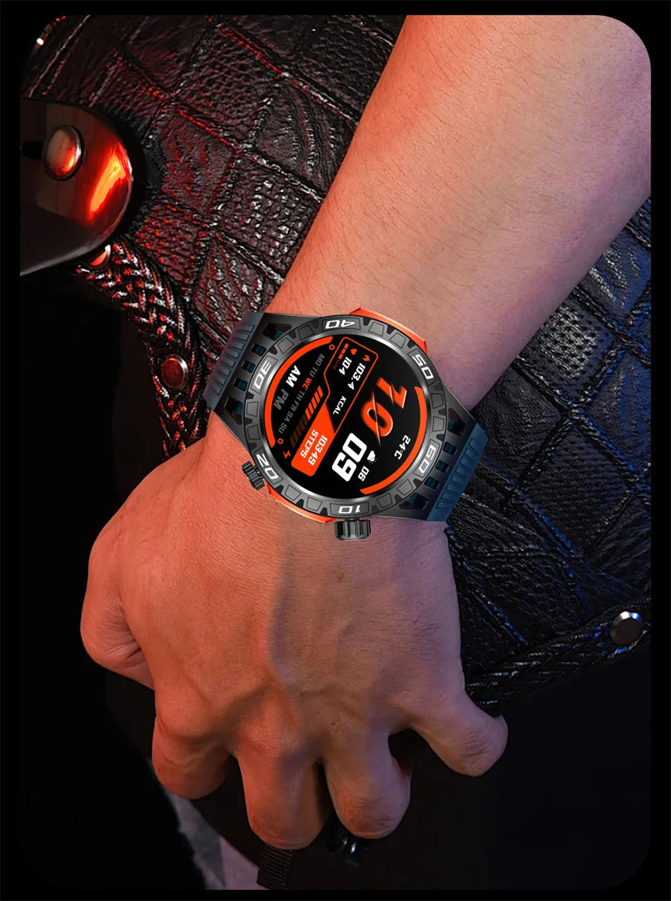 Smart Watch Men With LED Lighting Compass Sports Fitness Tracker Watch IP68 Waterproof Bluetooth Talk SmartWatch For Android IOS WSJIT