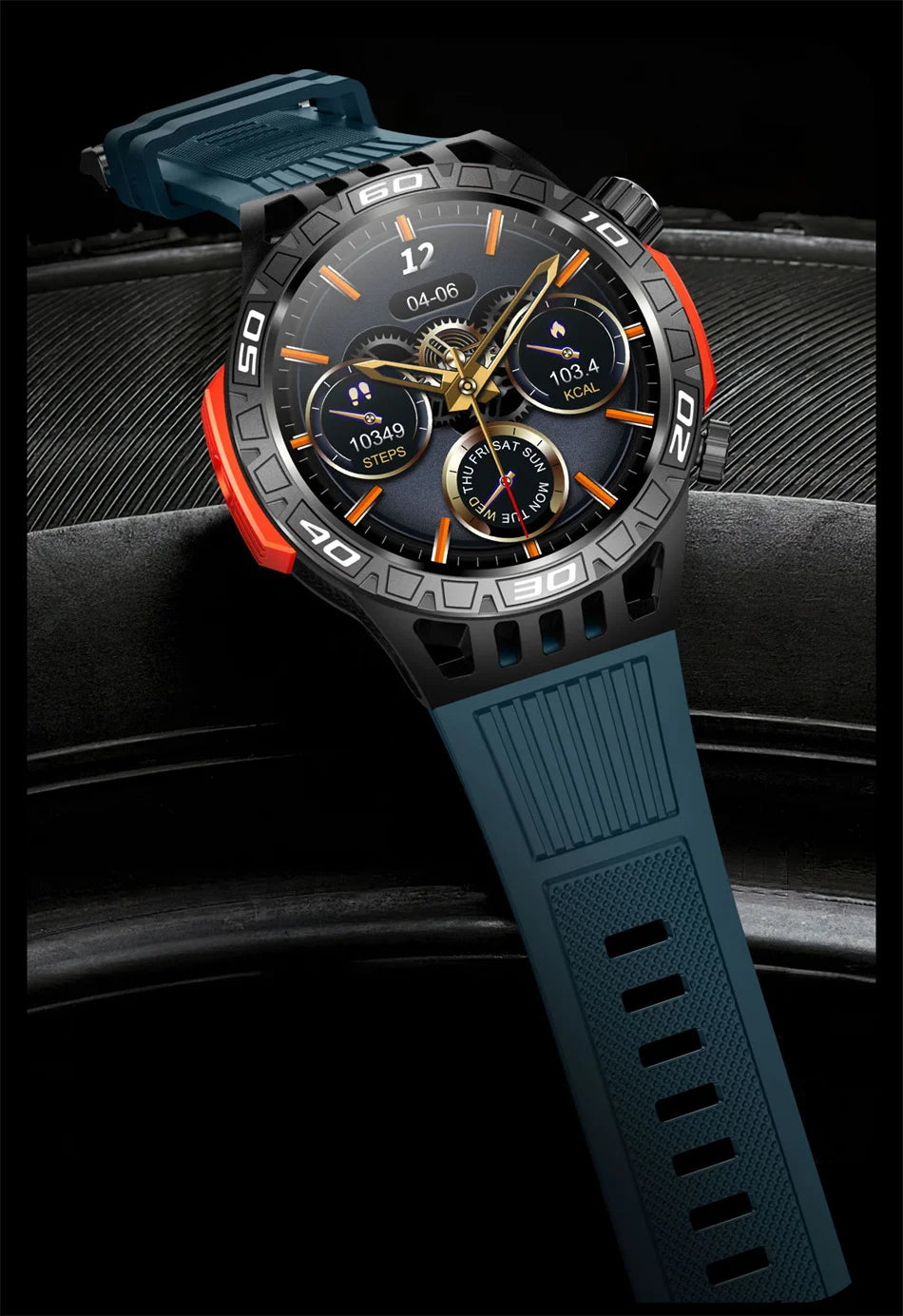 Smart Watch Men With LED Lighting Compass Sports Fitness Tracker Watch IP68 Waterproof Bluetooth Talk SmartWatch For Android IOS WSJIT