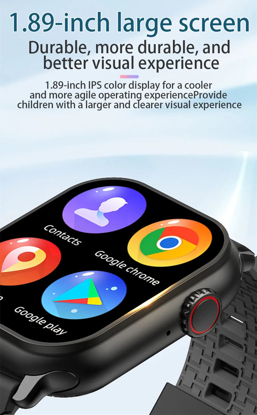 2025 New Smart Watch Android 9.0 Children Phone Watch Sim Card 2+32gb Video Call Wifi Internet GPS Location Tracker Boy Girl SOS WSJIT