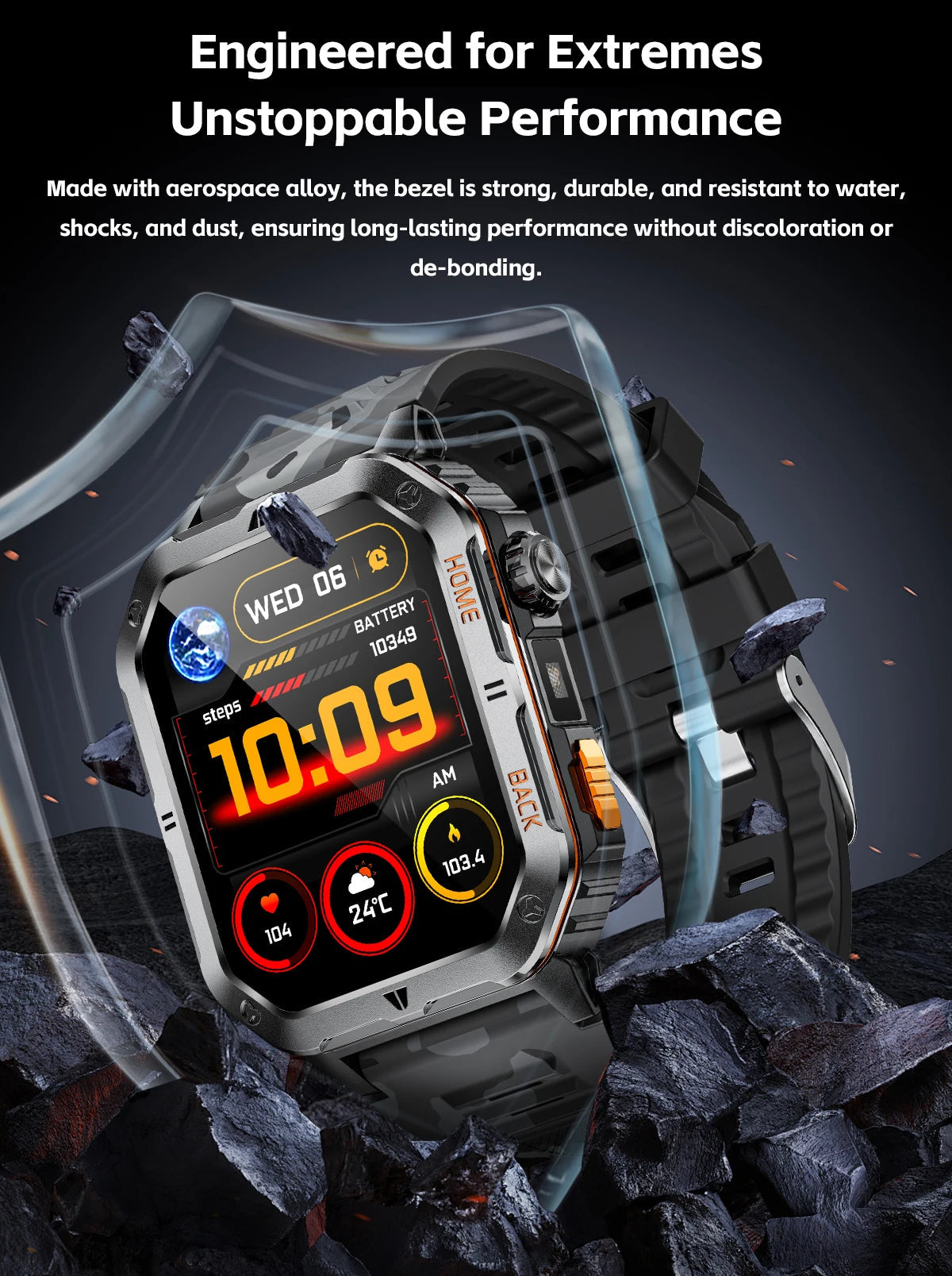 2025 New Smart Watch Men 1000mAh Ultra Large Battery 3ATM Professional Waterproof 2.01" HD Display Outdoor Sports Smartwatch Men WSJIT