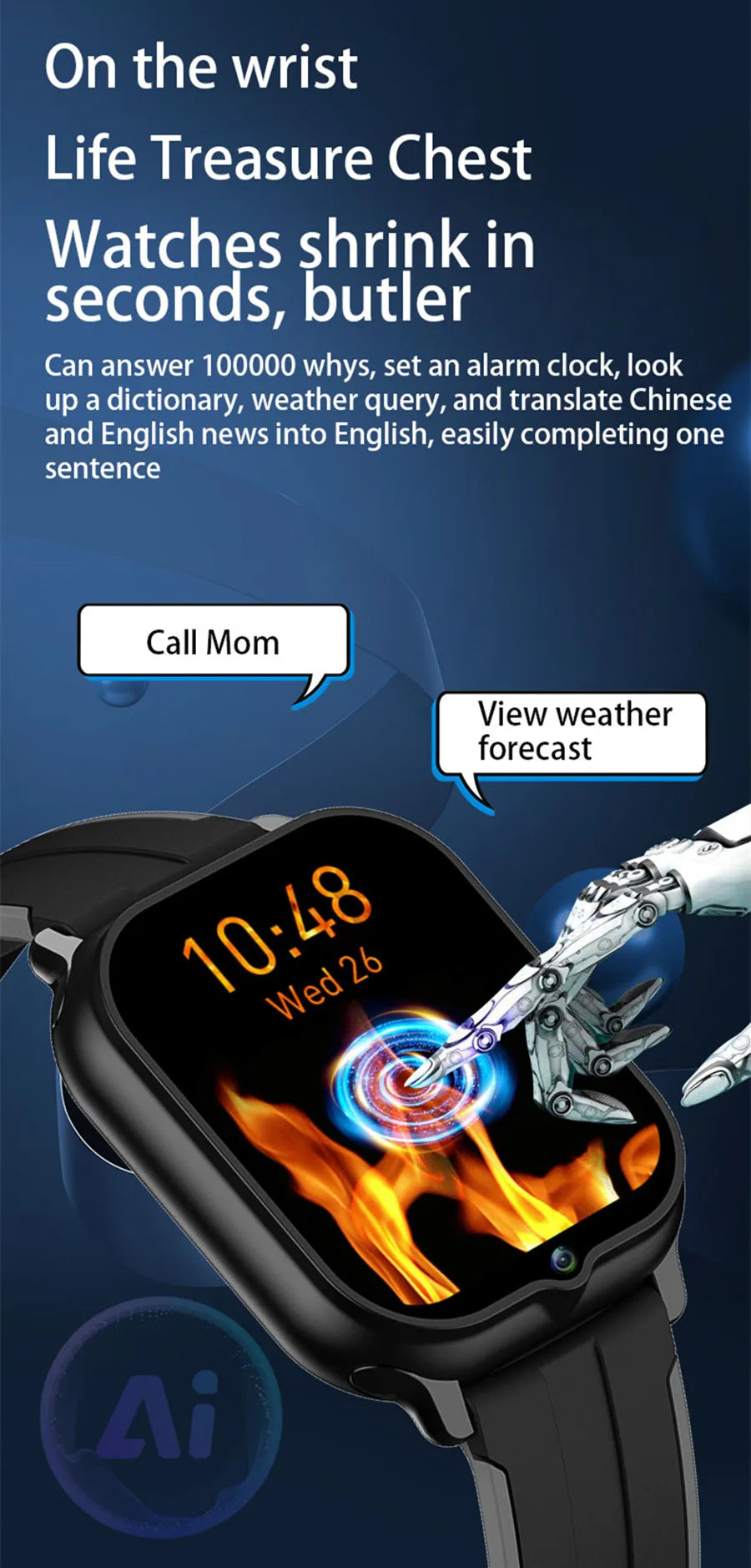 2025 New Smart Watch Android 9.0 Children Phone Watch Sim Card 2+32gb Video Call Wifi Internet GPS Location Tracker Boy Girl SOS WSJIT