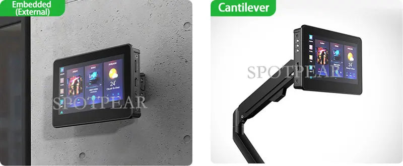 ESP32 S3 4.3inch LCD (B) 800x480 Captive TouchScreen Display Board LVGL with Sensor CAN I2C RS485 WSJIT