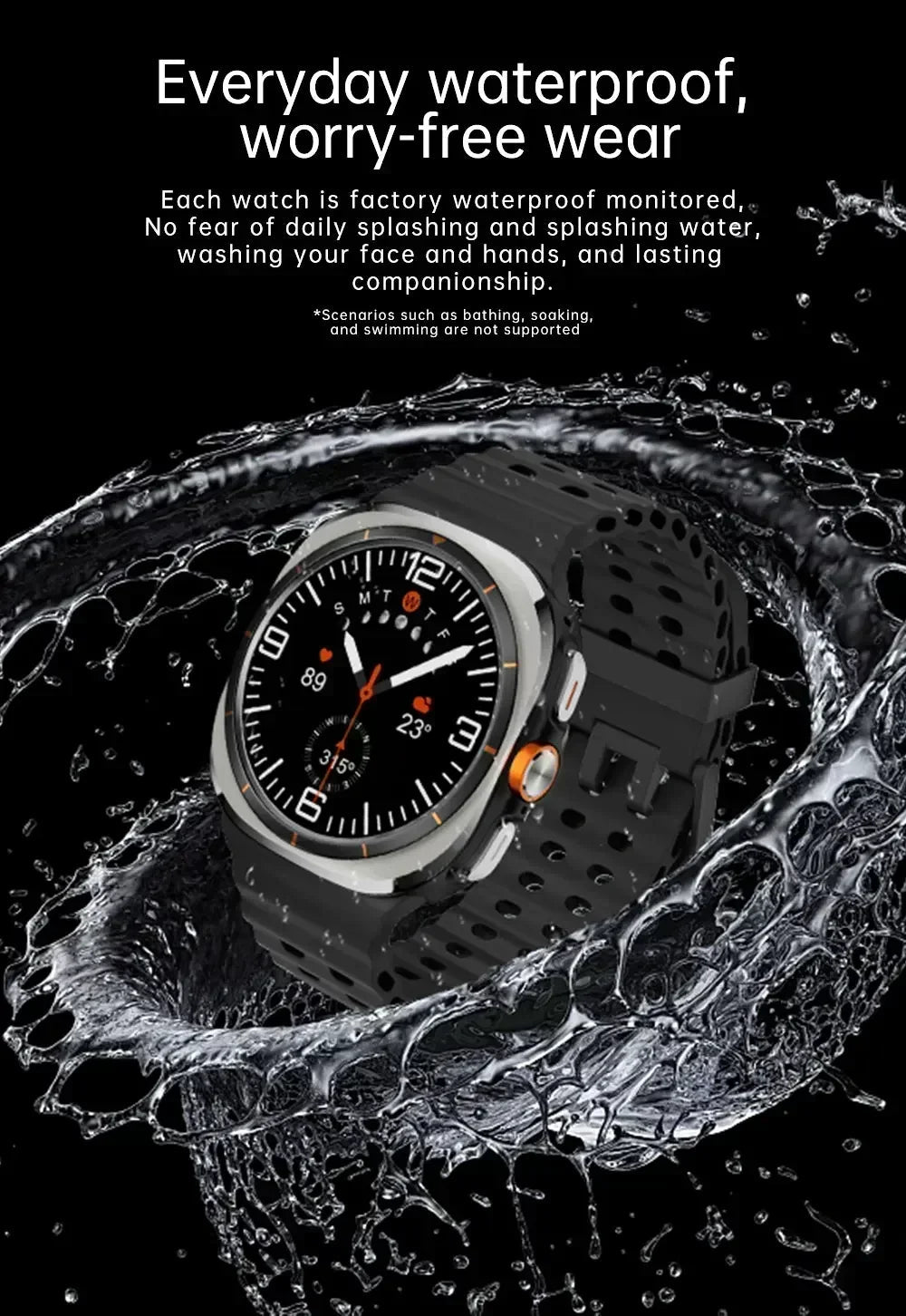 2025 New Smart Watch Android OS Smartwatch 5G Sim Card GPS WIFI Rotary Camera Global Calling 256GB Storage Amoled Screen WSJIT