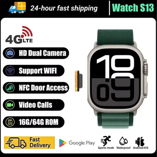 Analyze sleep patterns with s13 Smart Watch Sleep Tracker count steps via Passometer and download apps from Google Play WSJIT