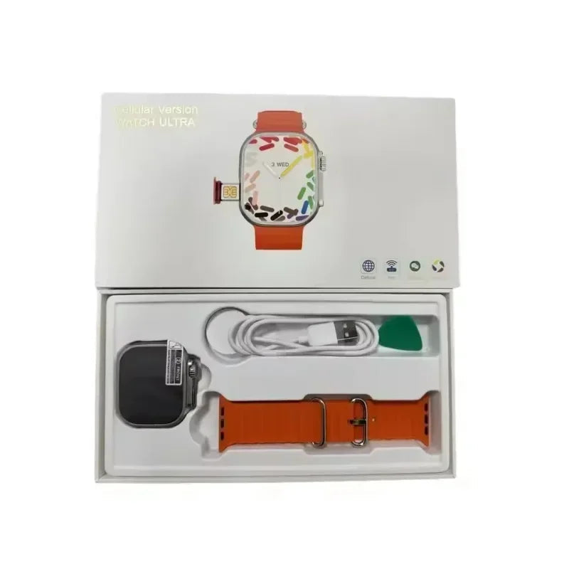 2025 New 4G All Network M53 Smart Watch Android Operating S10 System GPS Map Google Play Passometer Sleep Tracker SIM Card WSJIT