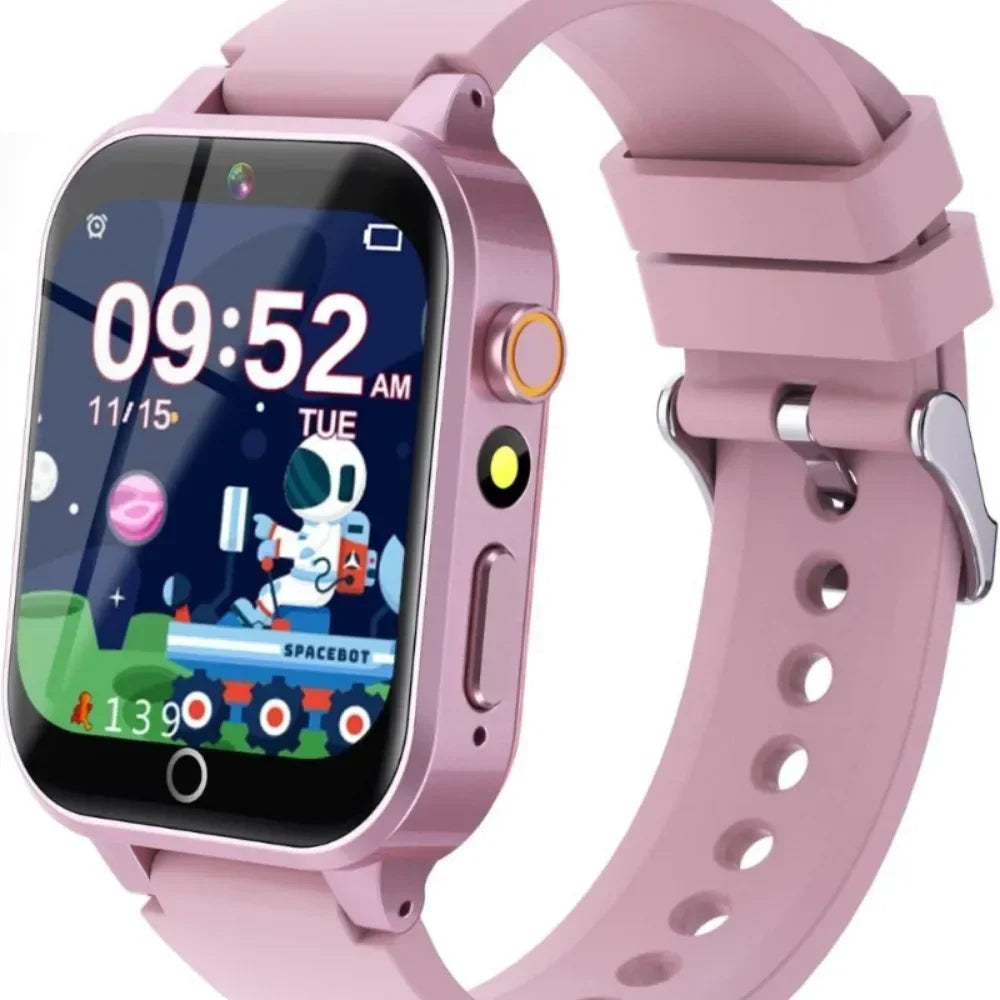 Smartwatch for Kids 4-12 Years HD Touch Screen 26 Puzzle Games MP3 Player Pedometer Flashlight Educational Gift WSJIT
