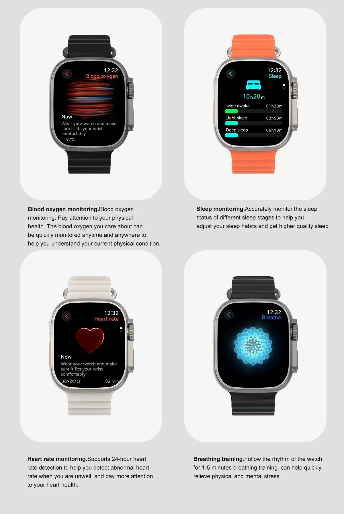 IOS DT Watch Ultra 3 32G RAM Watch GPS Map Video Call NFC Compass AI Dial Sport Fitness tracker Smart bracelet Official Original WSJIT