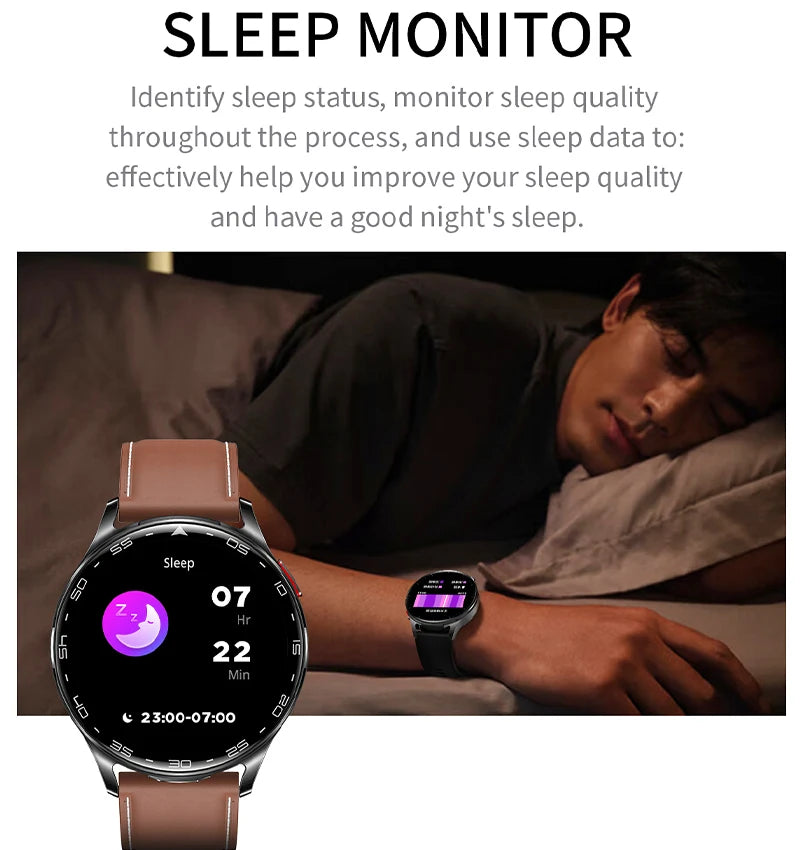 2025 New Smart Watch TWS 2-in-1 Bluetooth Earphones 1.39 inch Full Touch Screen HIFI 9D Sound Quality Sports Health Monitoring WSJIT