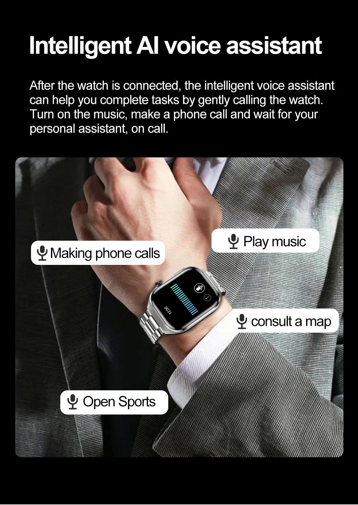 2025New Micro Physical Examination Smart Watch For Men Uric Acid Body Fat Five Organ Health Watches Bluetooth Call SmartBracelet WSJIT