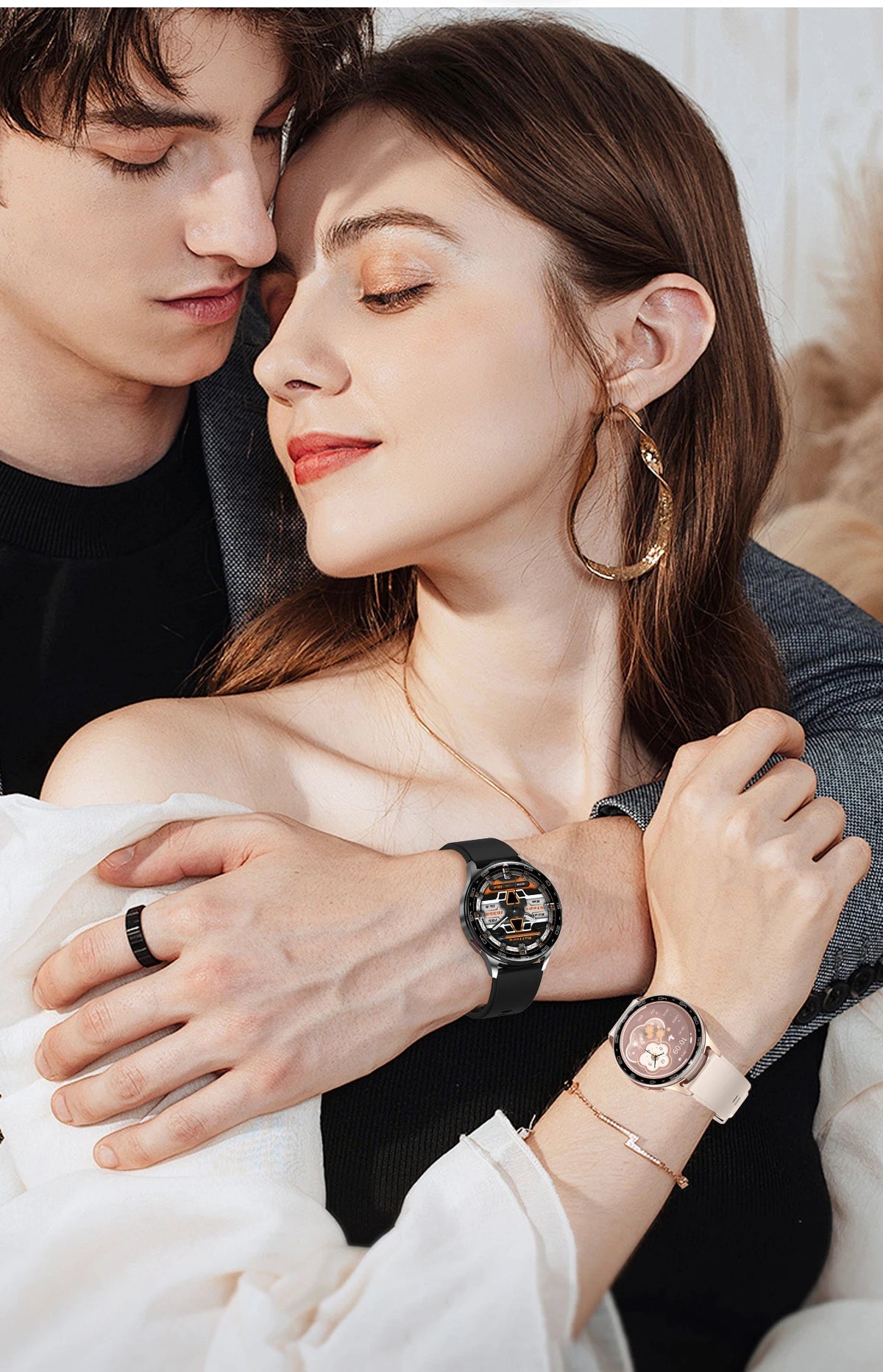 2025 New Smart Watch TWS 2-in-1 Bluetooth Earphones 1.39 inch Full Touch Screen HIFI 9D Sound Quality Sports Health Monitoring WSJIT