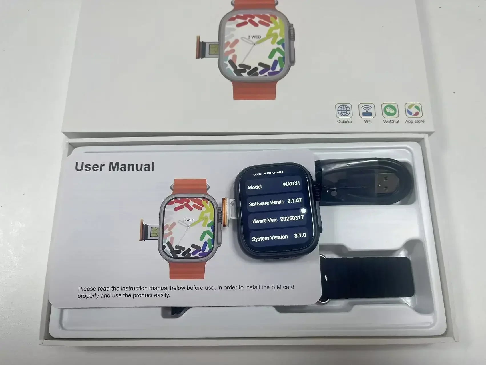 The 2025 m81 Smart Watch unites Android S10 OS 4G All Network strength SIM Card flexibility and precise GPS Map navigation WSJIT