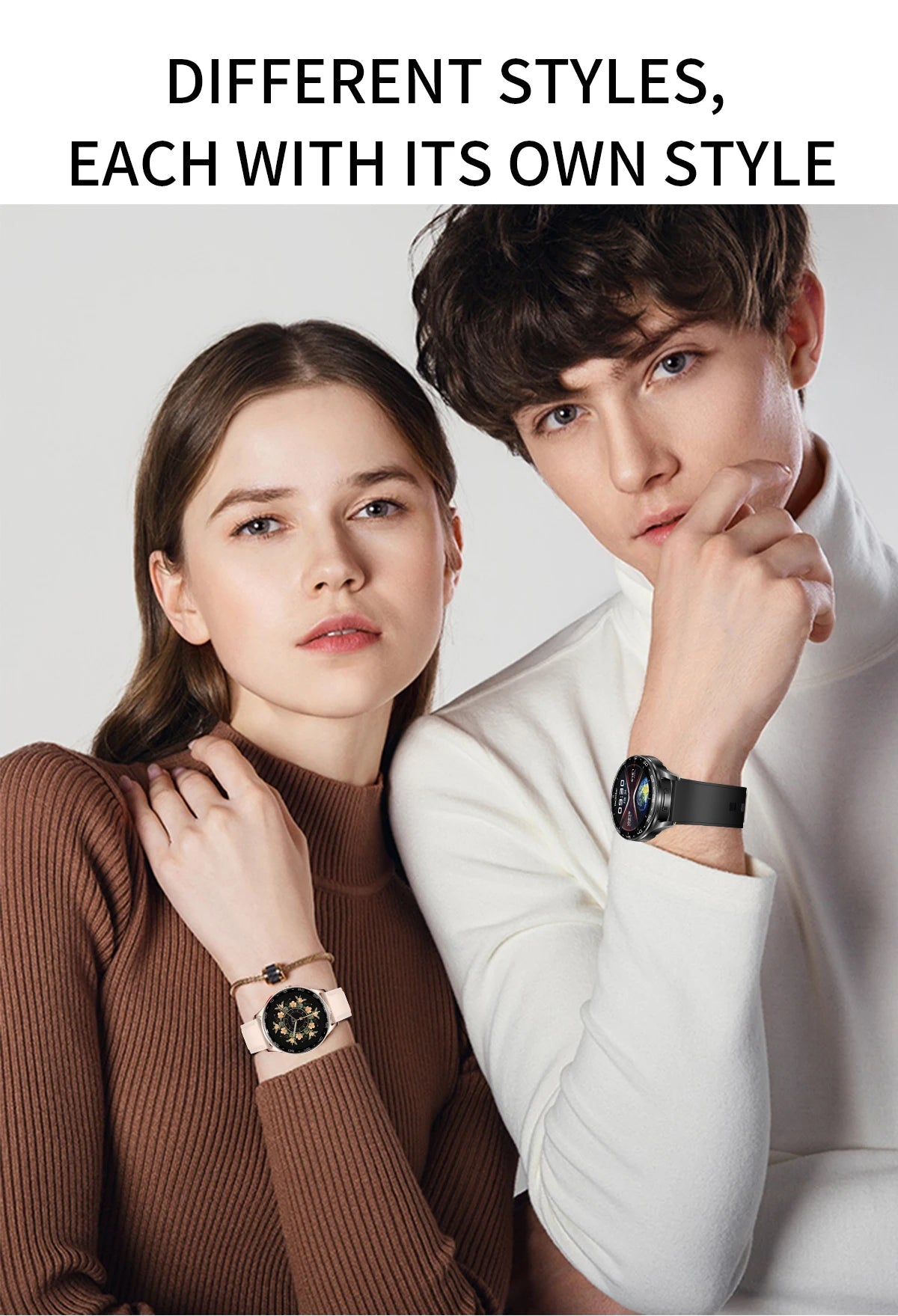 2025 New Smart Watch TWS 2-in-1 Bluetooth Earphones 1.39 inch Full Touch Screen HIFI 9D Sound Quality Sports Health Monitoring WSJIT