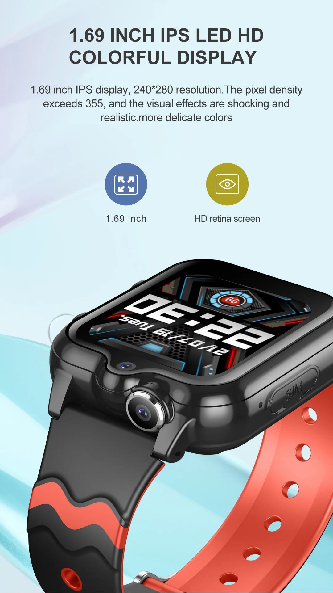 2025 New Smart Watches 4G Kids GPS AGPS LBS SOS Music Playback Dual Camera Smartwatch Waterproof 900mAh Boy Girl Children Gift WSJIT