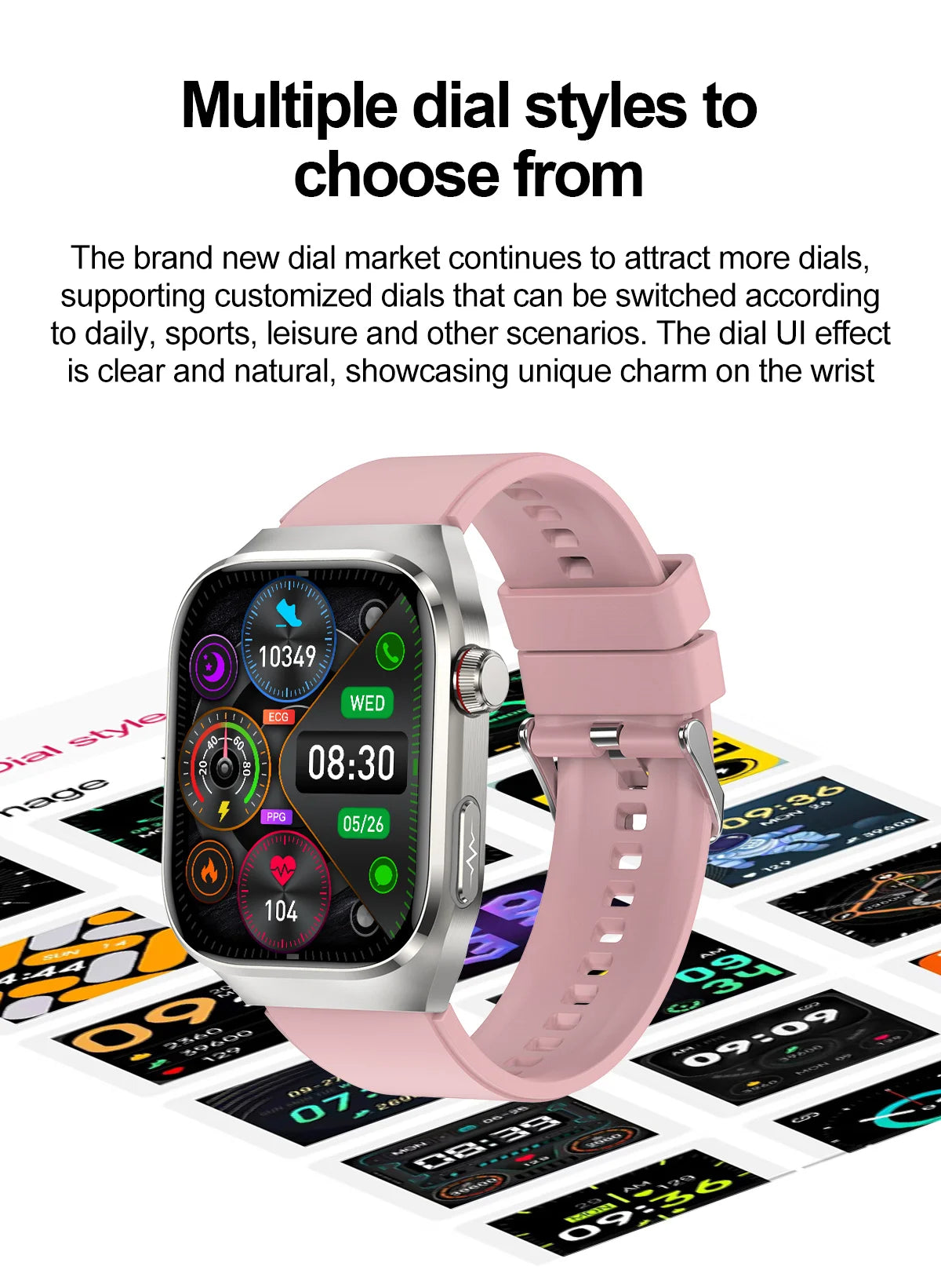 2025New Micro Physical Examination Smart Watch For Men Uric Acid Body Fat Five Organ Health Watches Bluetooth Call SmartBracelet WSJIT