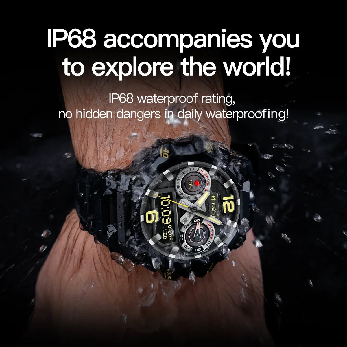 Q668 Smart Watch Android 4G LTE Smartwatch IP68 waterproof 800W HD Dual Camera Amoled GPS WIFI Multi sport mode Download Apps WSJIT