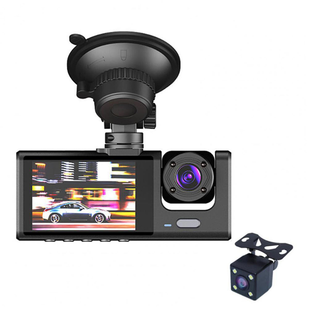1080P Dual Lens Car Dash Cam Recorder G Sensor DVR Front And Rear Camera Video CJ Dropshipping