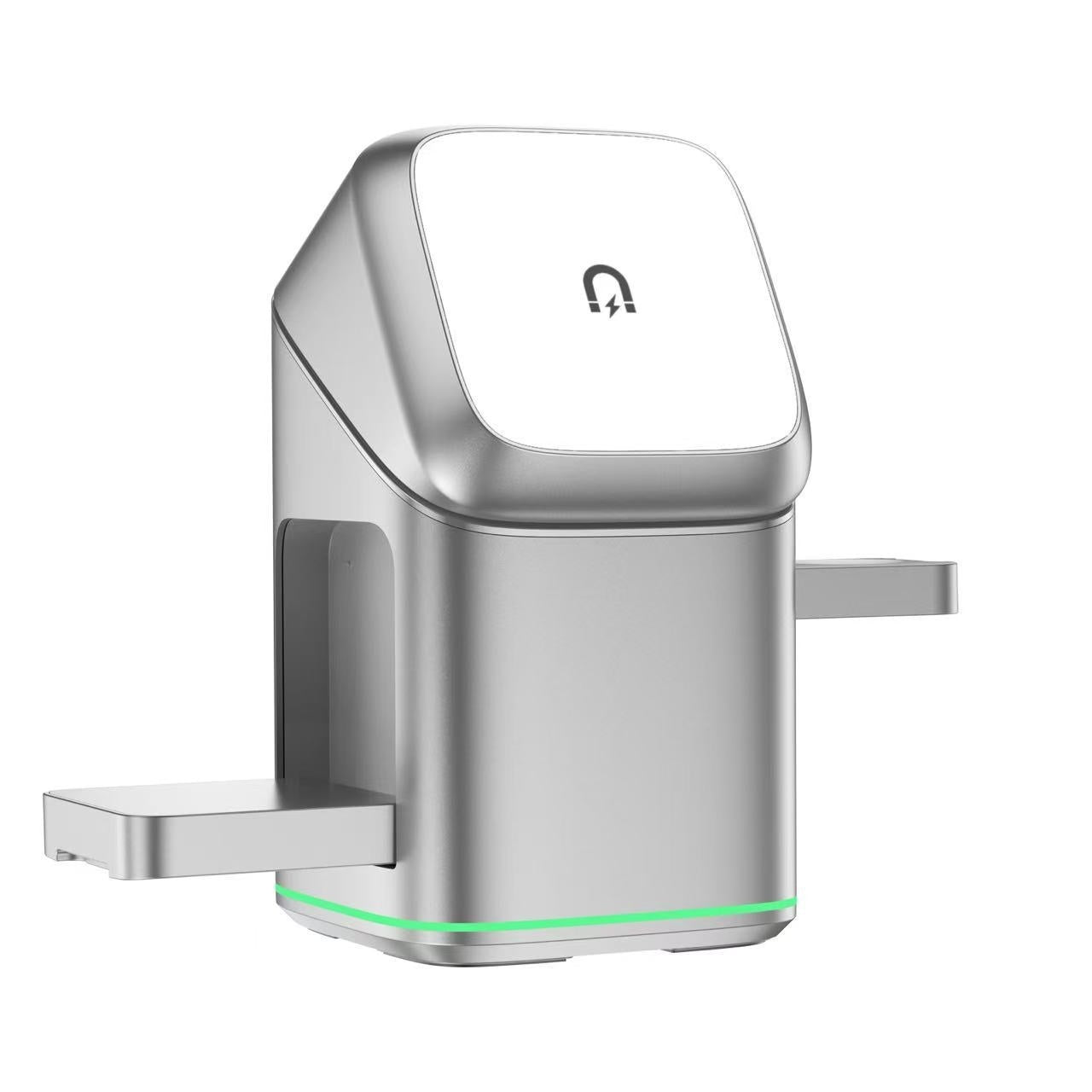 Three-in-one Electric Mobile Phone Magnetic Wireless Charging Stand CJ Dropshipping